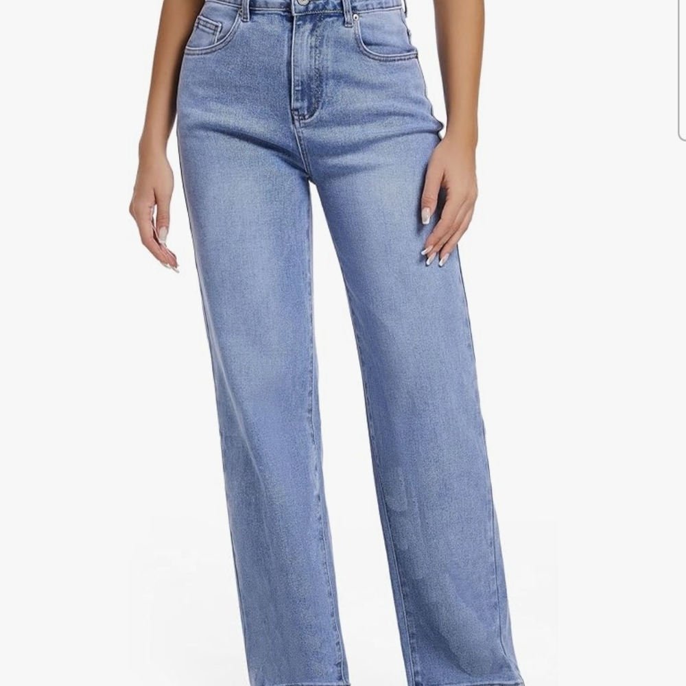 Elegant Light Blue Women's Flare Jeans